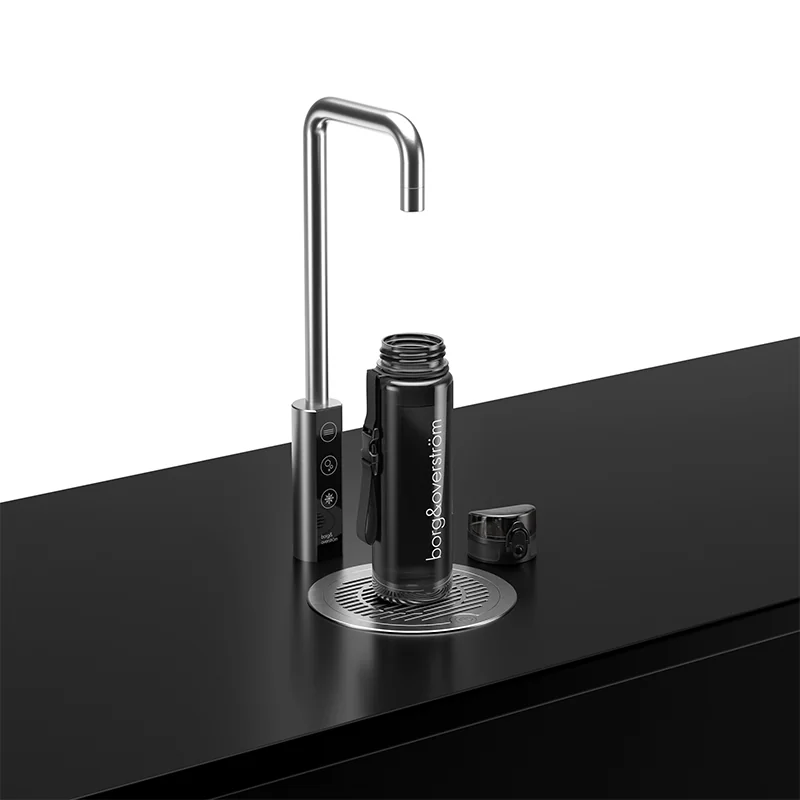 Borg & Overström T1 Water Tap Black With Refillable Bottle