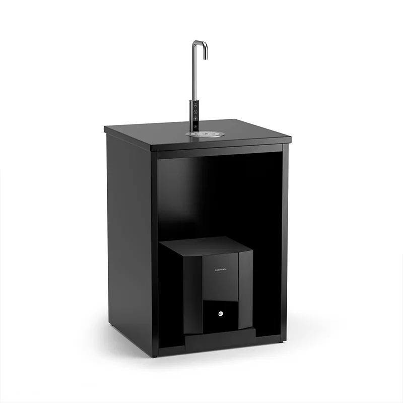 Borg & Overström T1 Water Tap Black With Base Cabinet