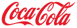 Coca-Cola logo in red